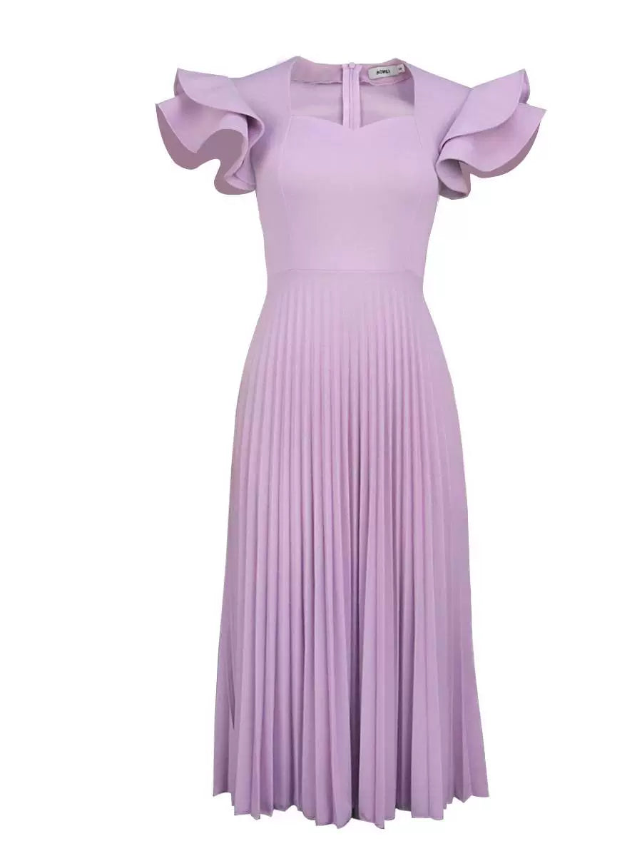 Fashion Plus Size Elegance Elegant Pleated Dress plus Size Elegant Pleated Dresses