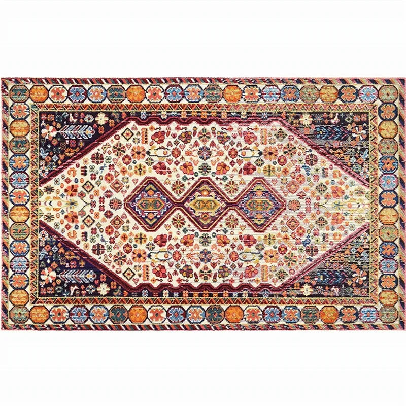 Vintage Moroccan Rug, Used In The Family Living Room Bedroom Bedside Persian Rug Coffee Table Mat Bohemian Carpet Floor Mat